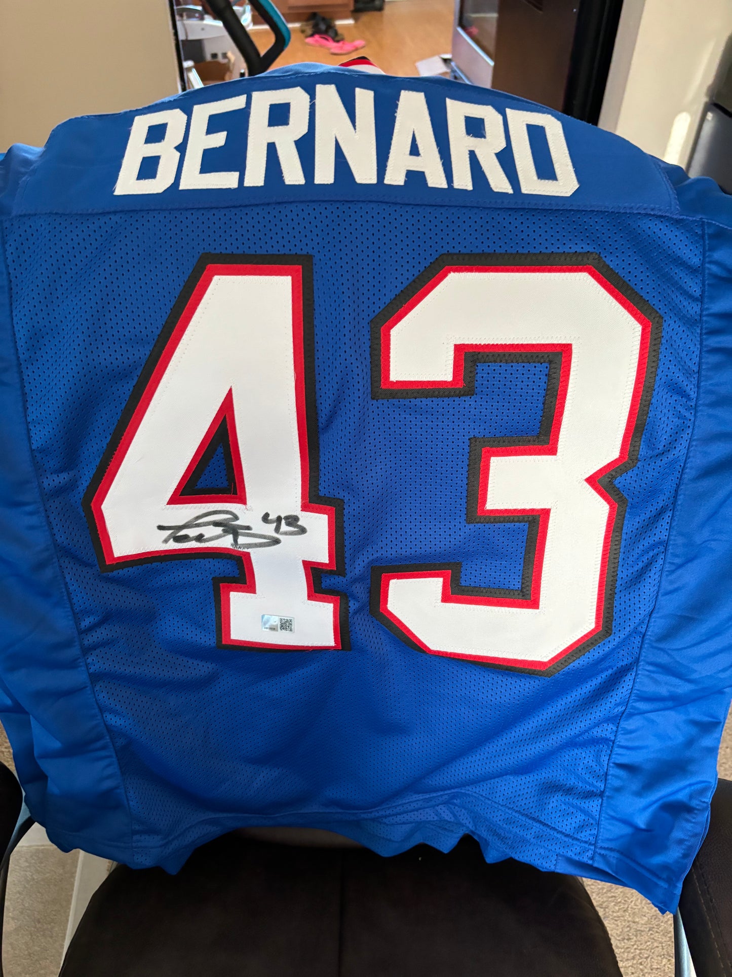 Bernard Signed Jersey