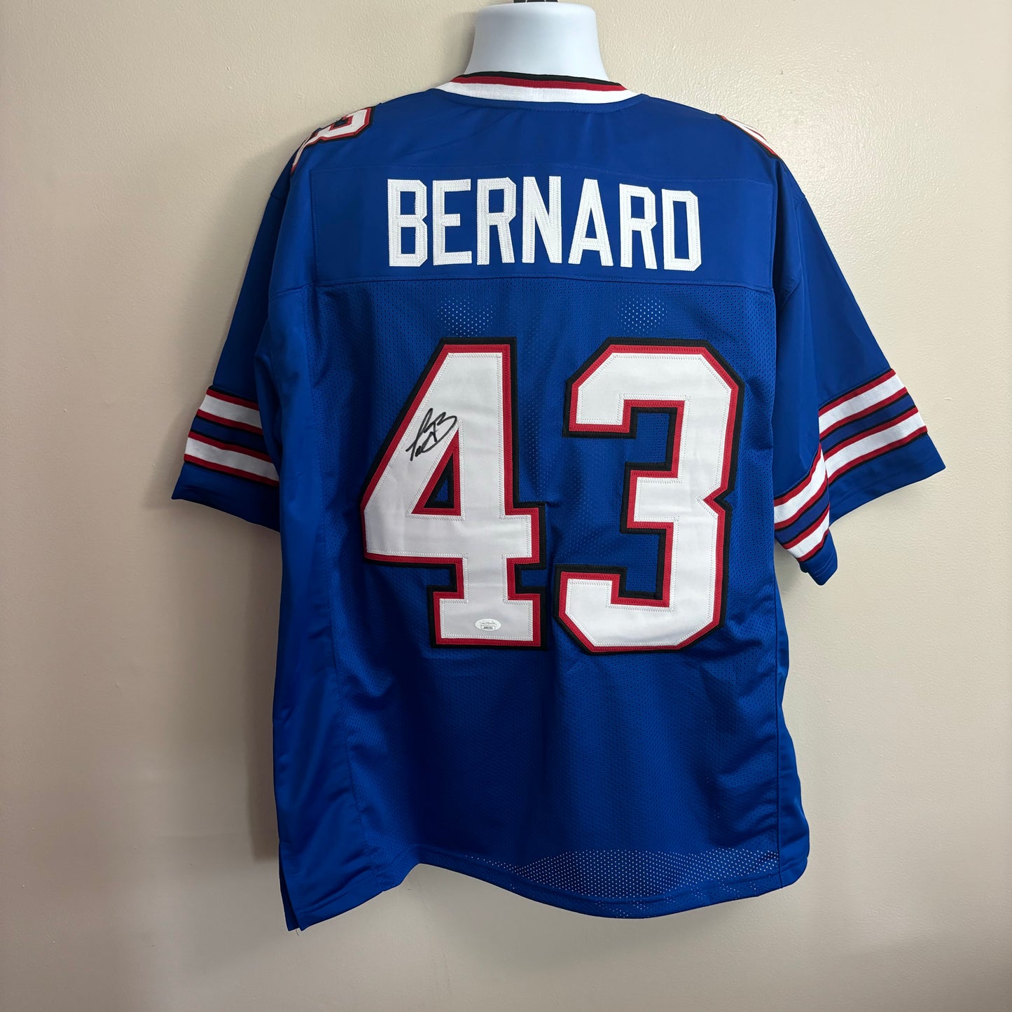 Terrell Bernard Signed Buffalo Bills Jersey (Blue)