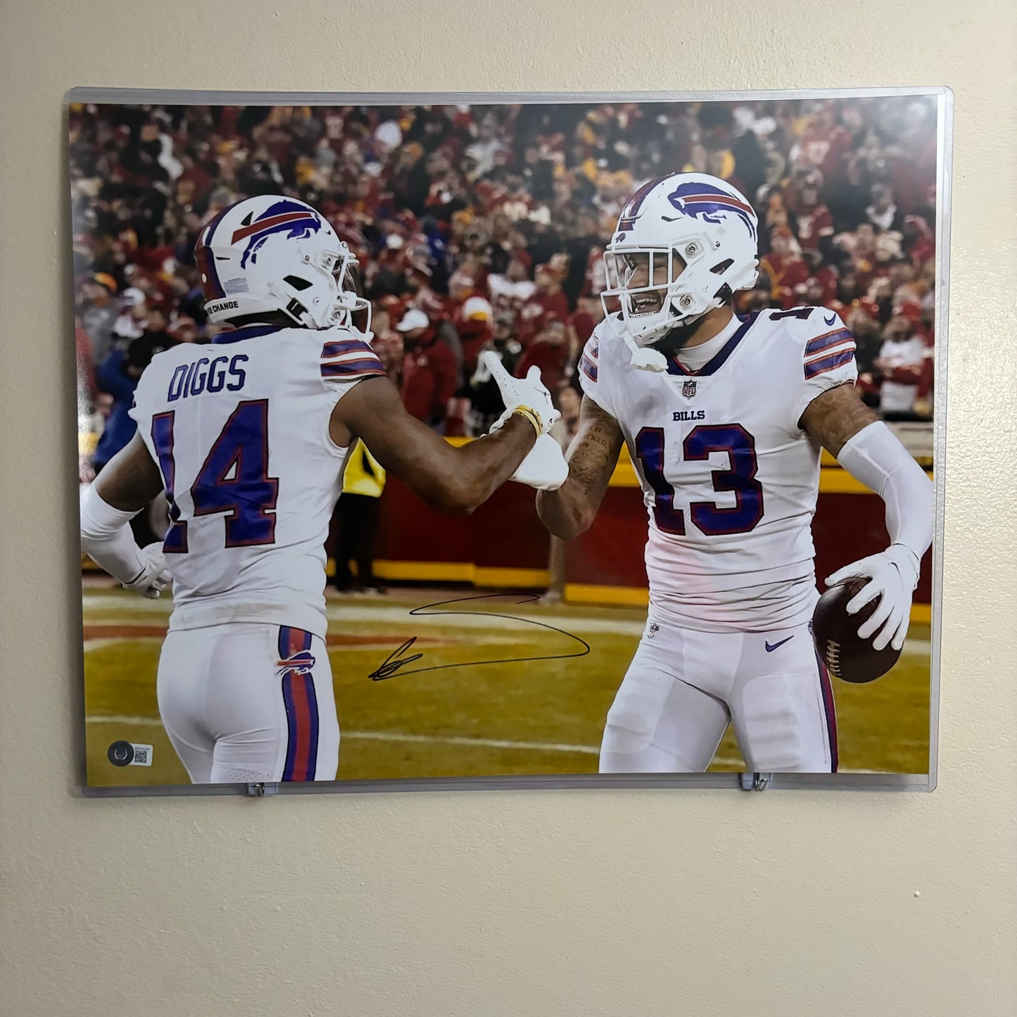 Stephon Diggs Signed Buffalo Bills 16x20