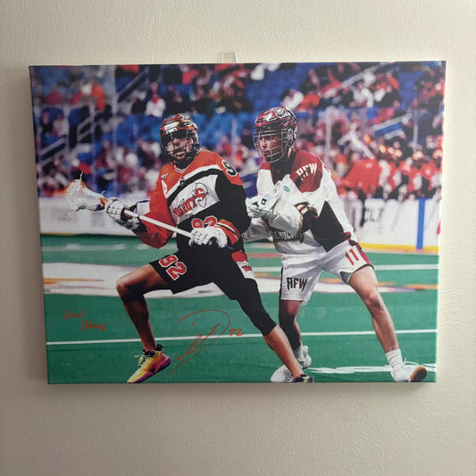 Dhane Smith Signed Buffalo Bandits 16x20 Canvas (Great Dhane)