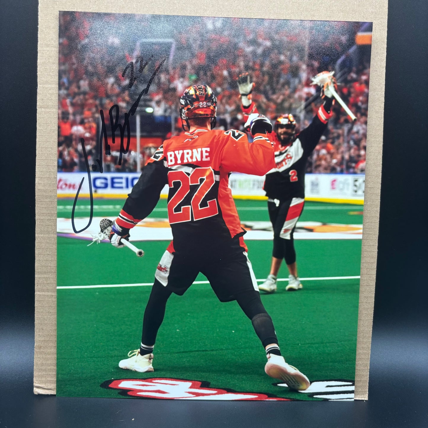 Josh Byrne Signed Buffalo Bandits 8x10 (Celle)