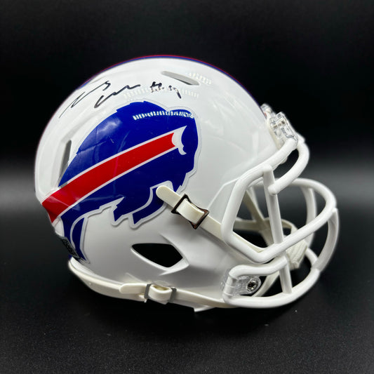 James Cook Signed Buffalo Bills Speed Mini Helmet