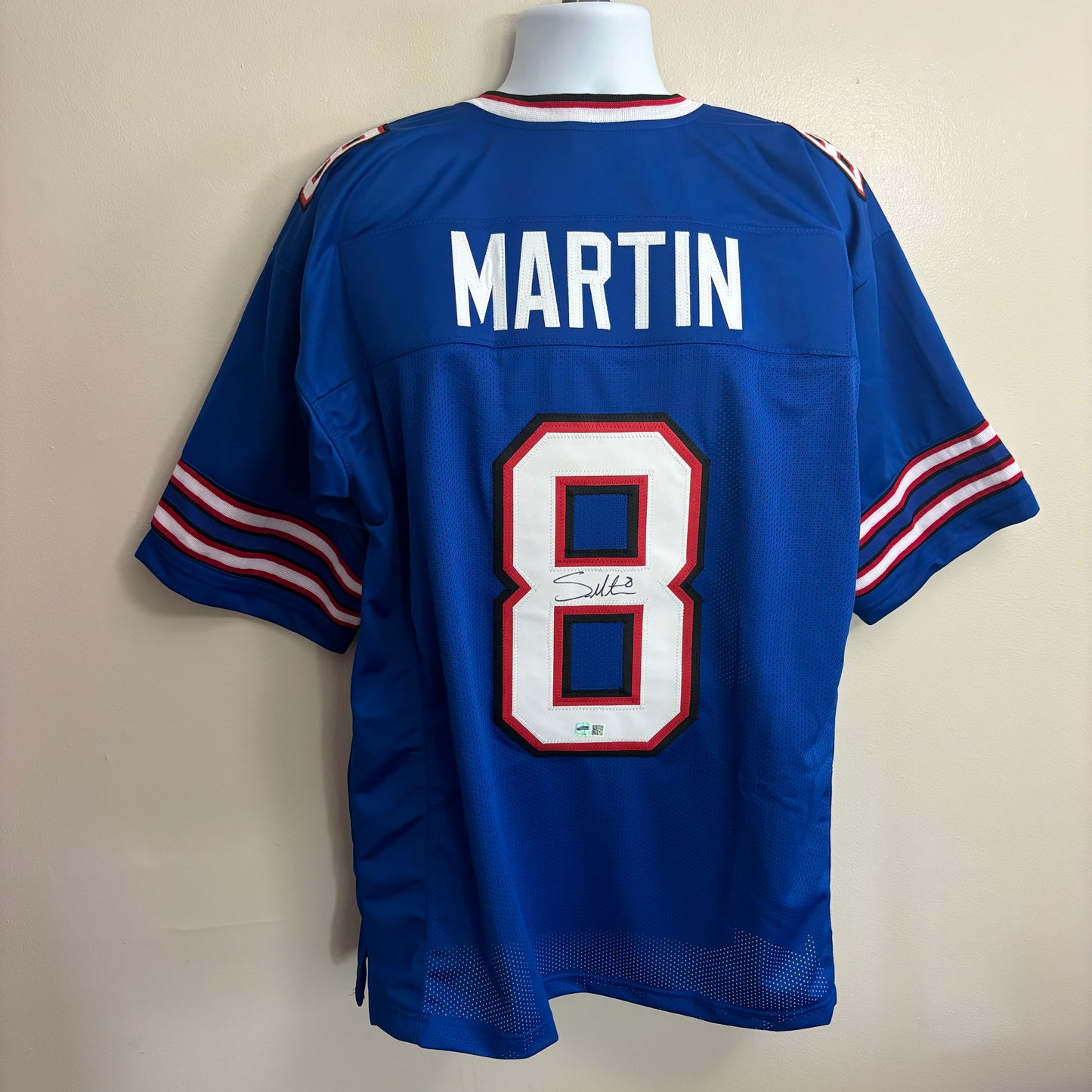 Sam Martin Signed Buffalo Bills Jersey (Blue)