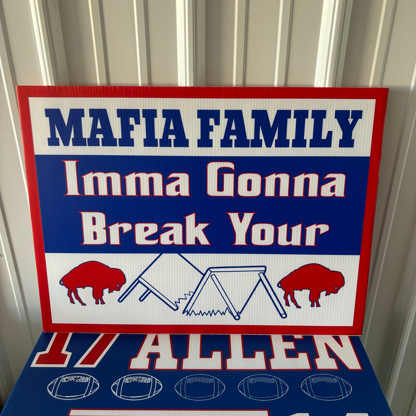 Mafia Family Yard Sign