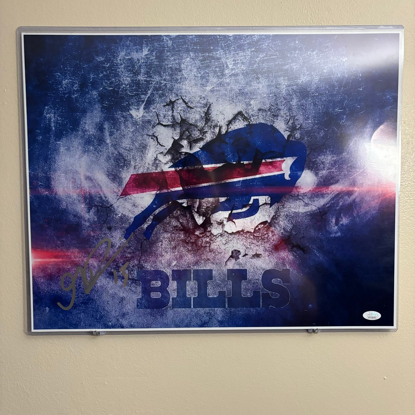 Gabe Davis Signed Buffalo Bills 16x20 (Logo)