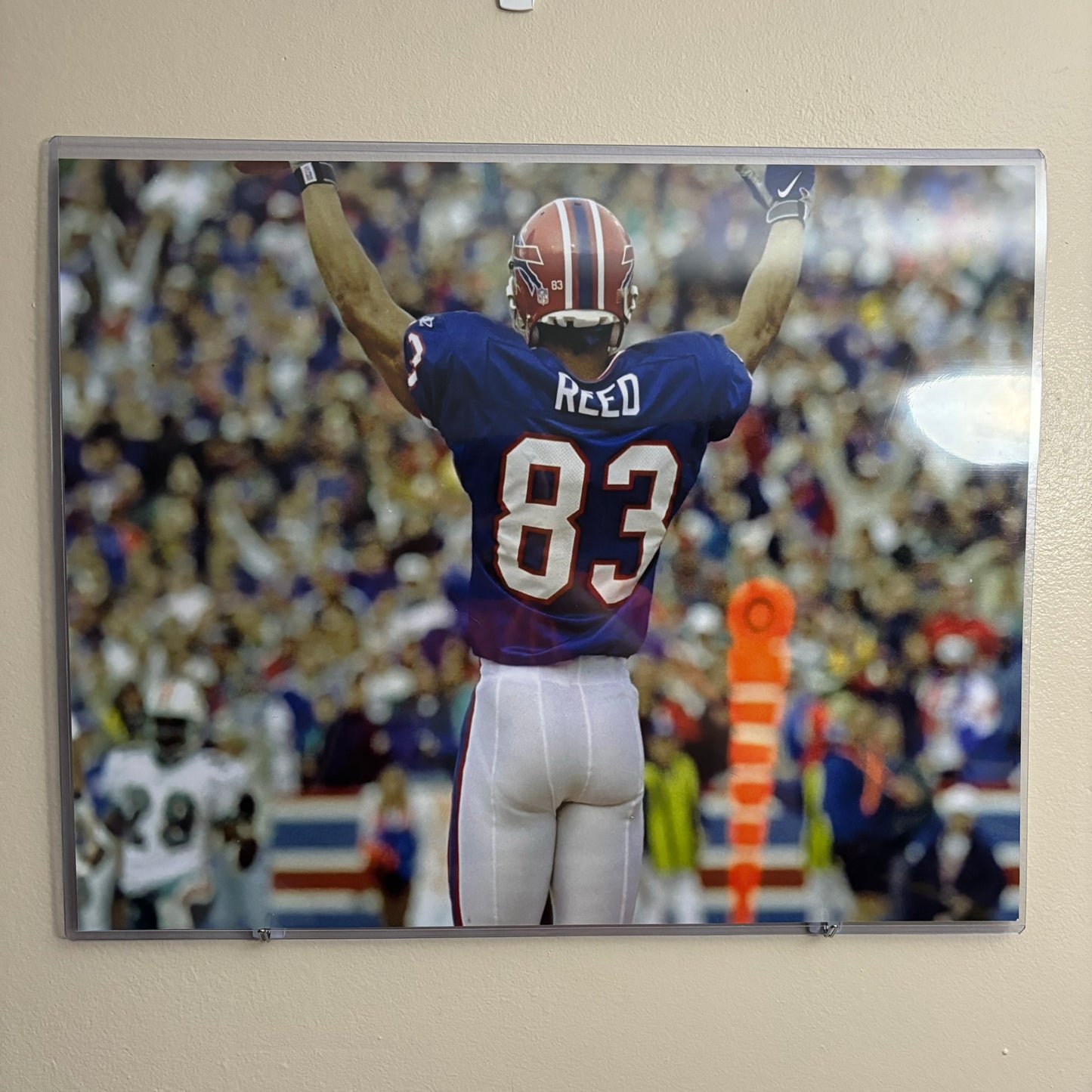 Andre Reed Unsigned 16x20 Buffalo Bills Poster