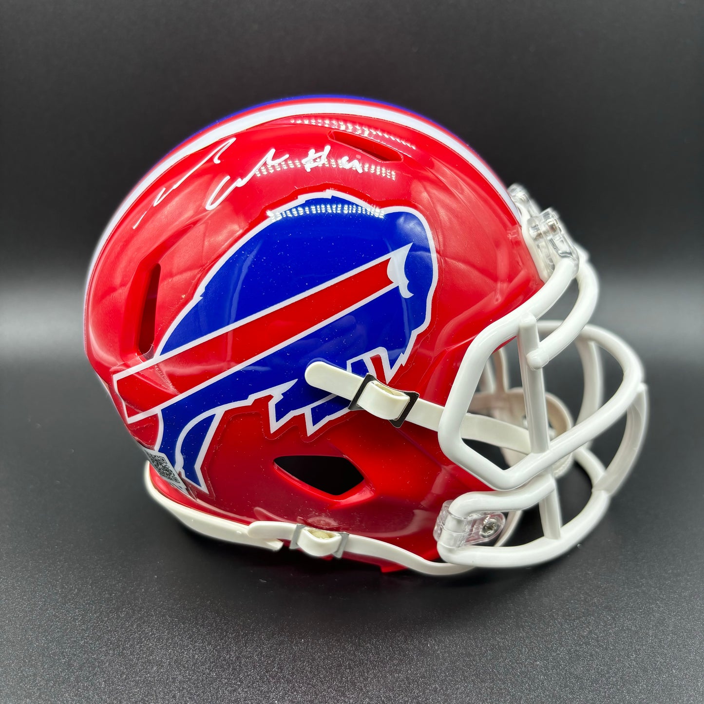 James Cook Signed Buffalo Bills Red Speed Mini