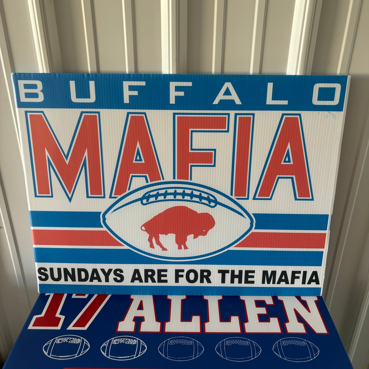 Sundays Are For The Mafia Yard Sign