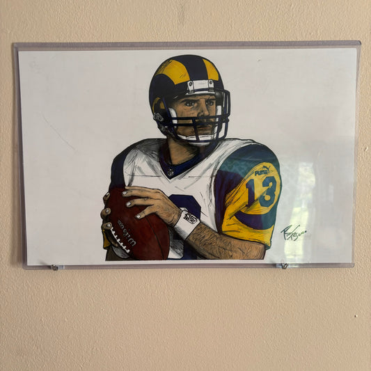 Kurt Warner St. Louis Rams 11x17 Poster