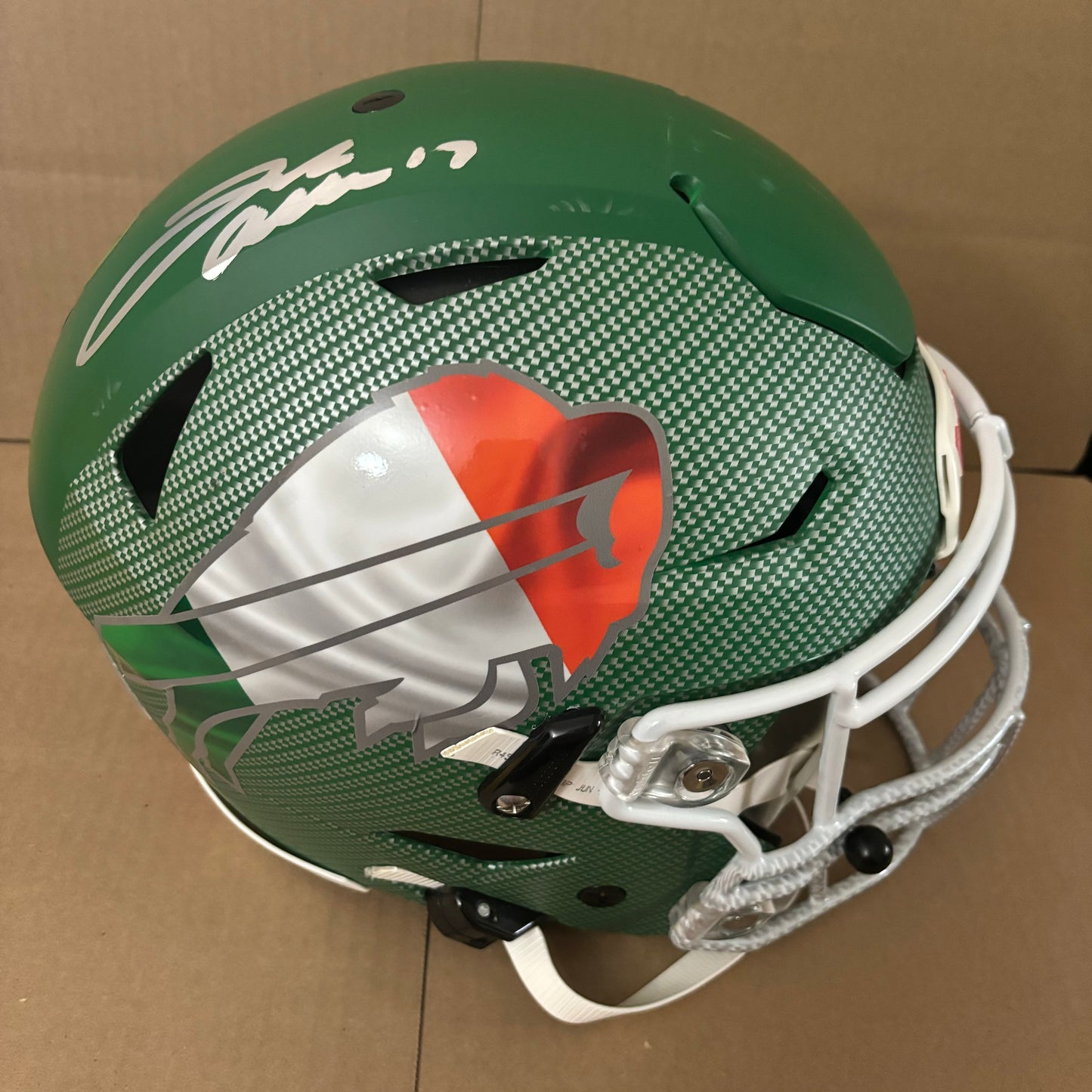 Josh Allen Signed Irish Buffalo Speed Flex