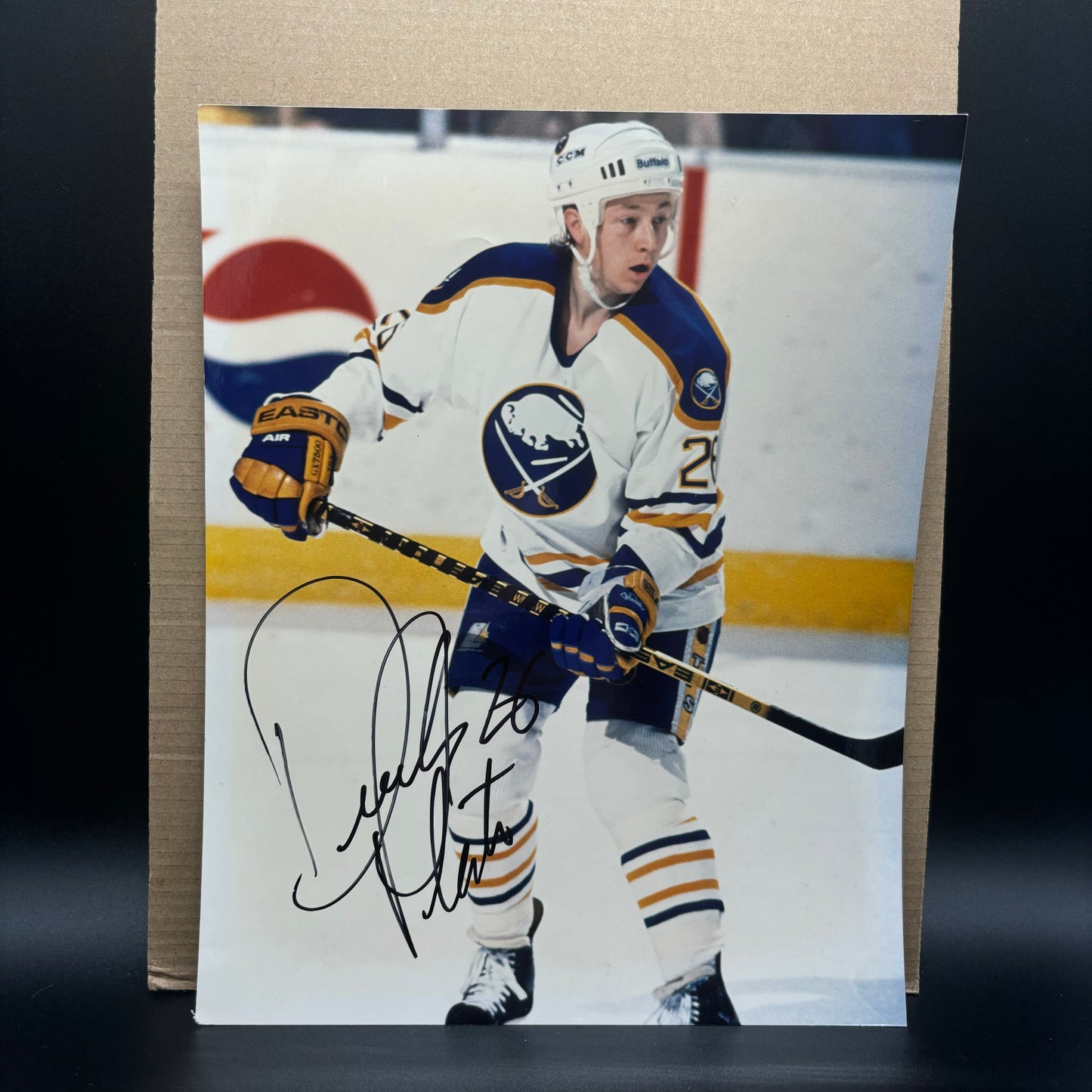 Derek Plante Signed Buffalo Sabres 8x10