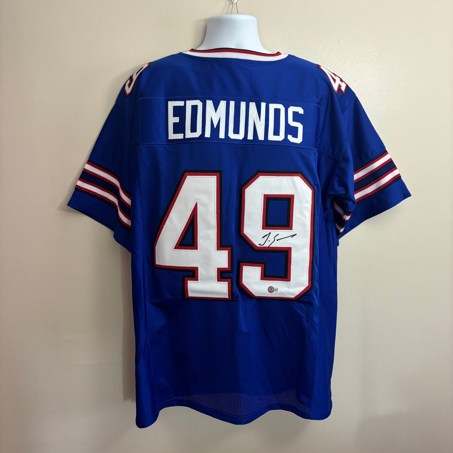 Tremaine Edmunds Signed Buffalo Bills Jersey (Blue)