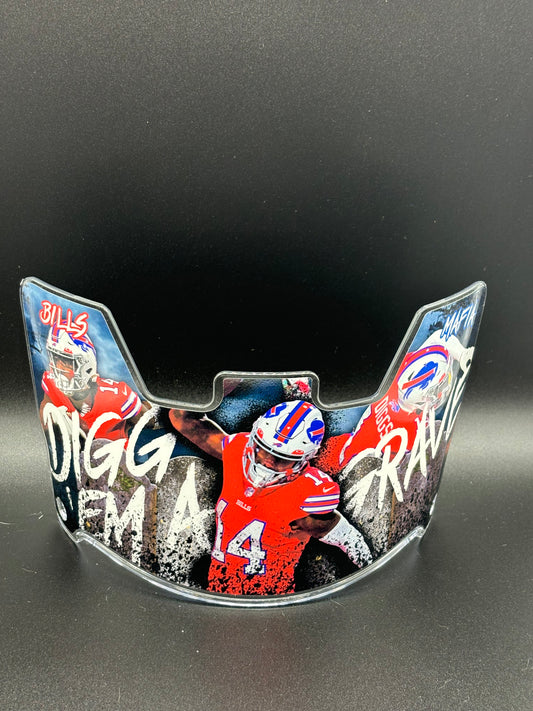 Diggs Em A Grave Custom UA Style Visor