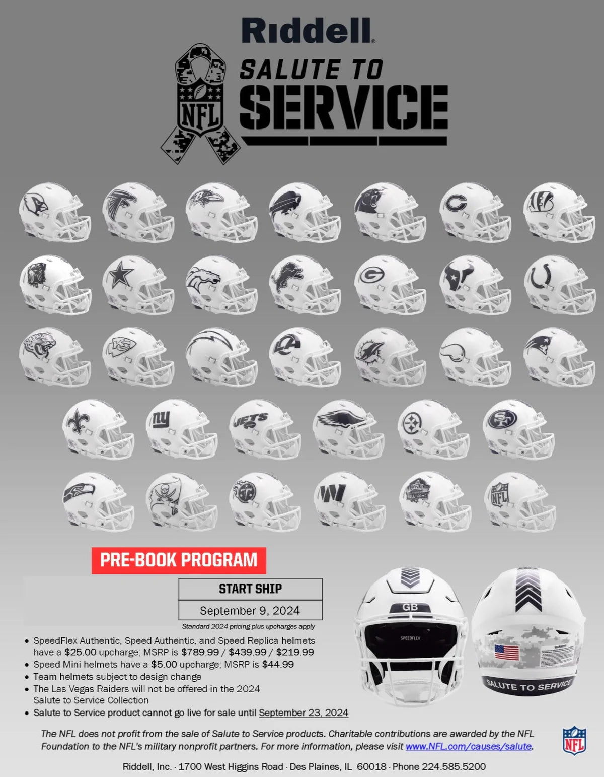 2024 STS Full Size Authentic Helmet